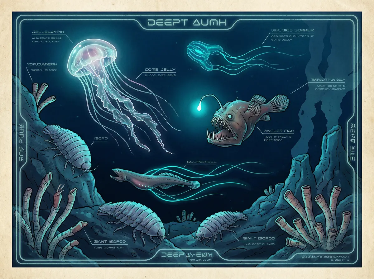 深海生物多样性图鉴 - 羞羞色漫